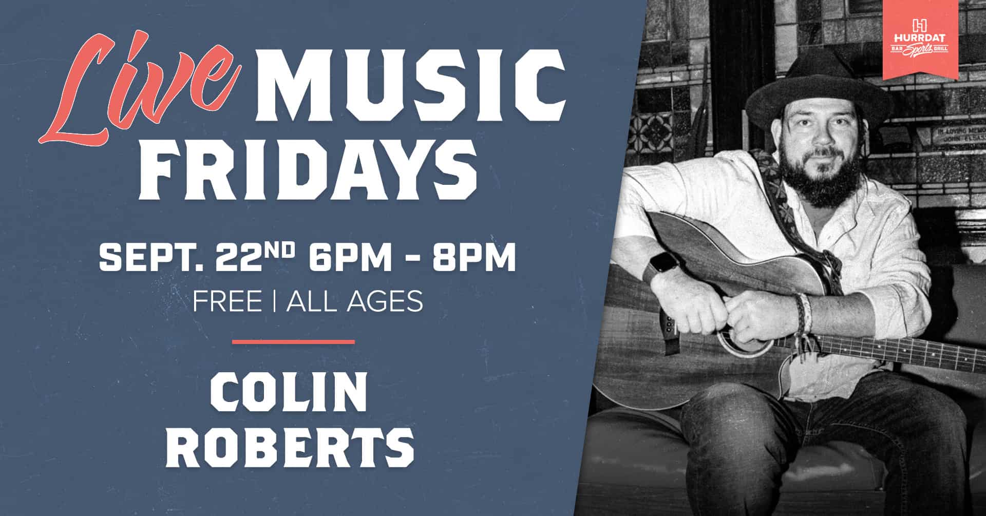 Colin Roberts Live Music Friday