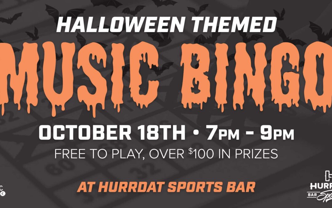 Halloween Themed Music Bingo