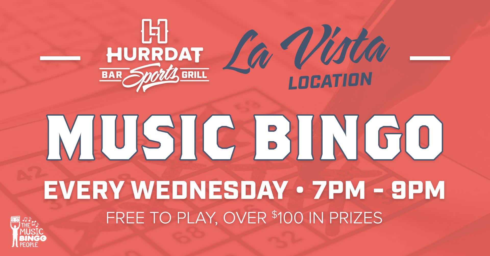 Music Bingo at Hurrdat Sports Bar & Grill La Vista