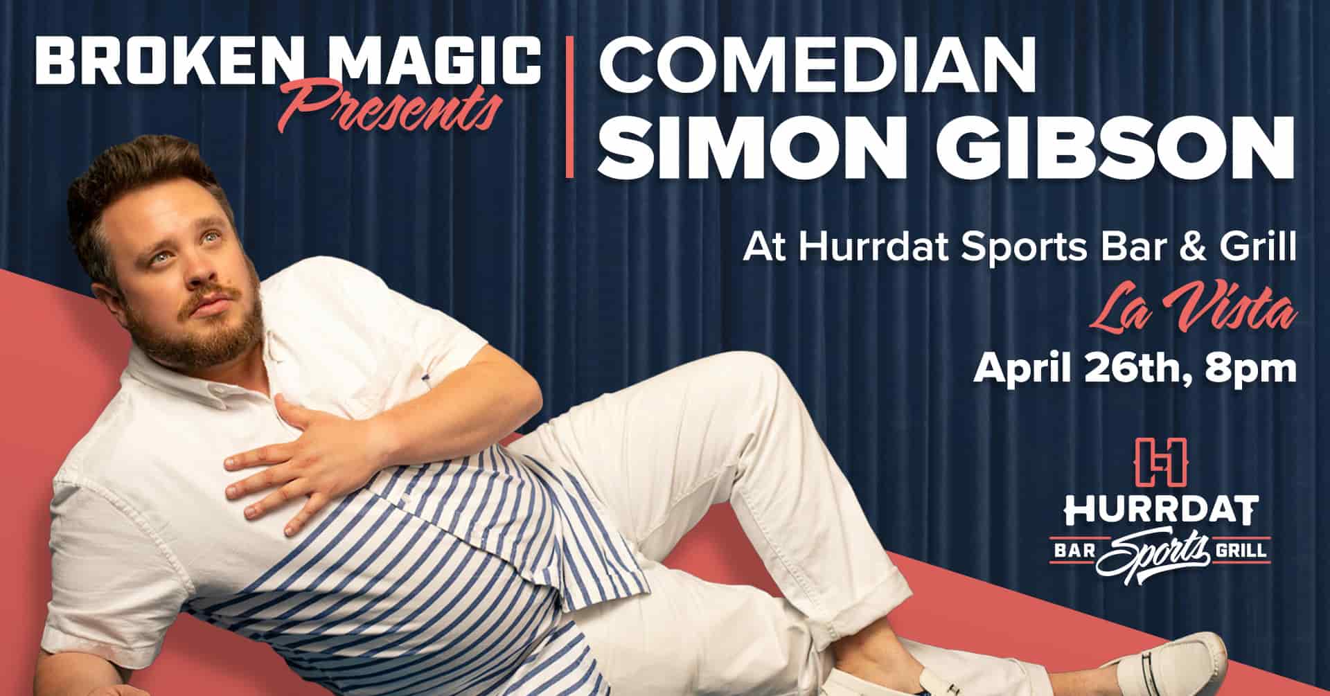 Comedy at Hurrdat Sports Bar with Simon Gibson