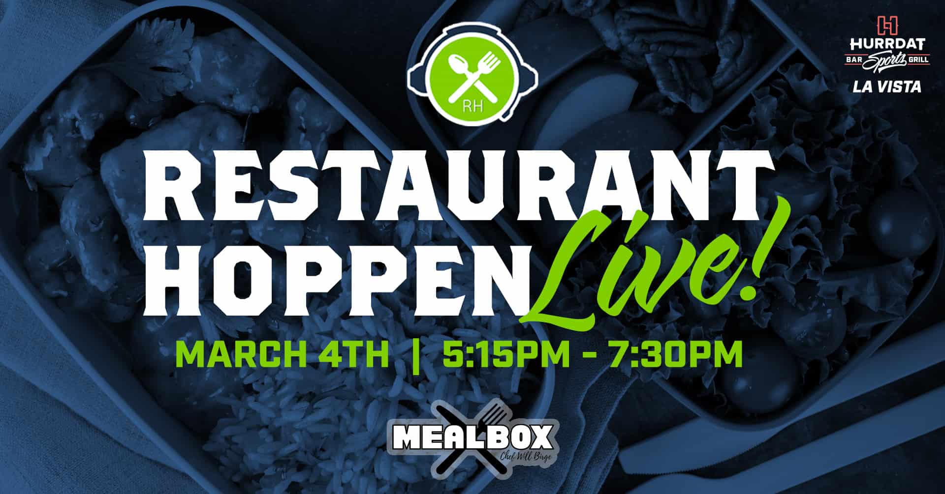 restaurant hoppen live podcast with mealbox