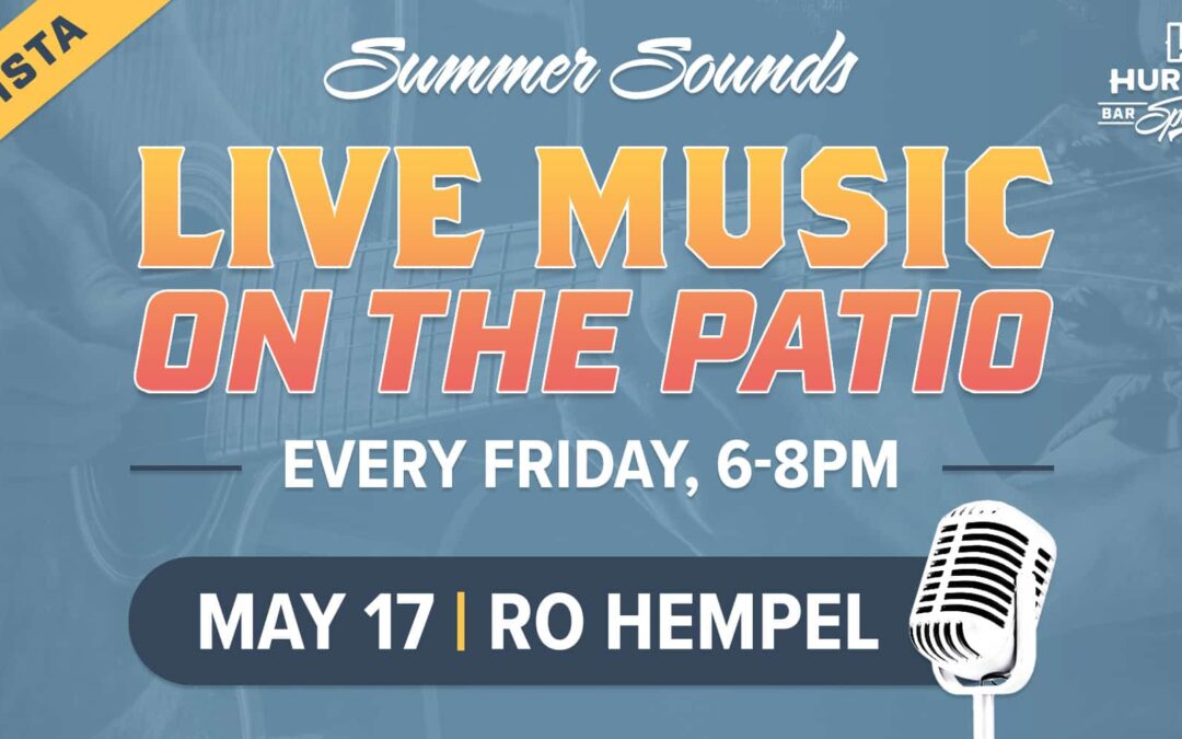 Live Music: Summer Sounds with Ro Hempel!