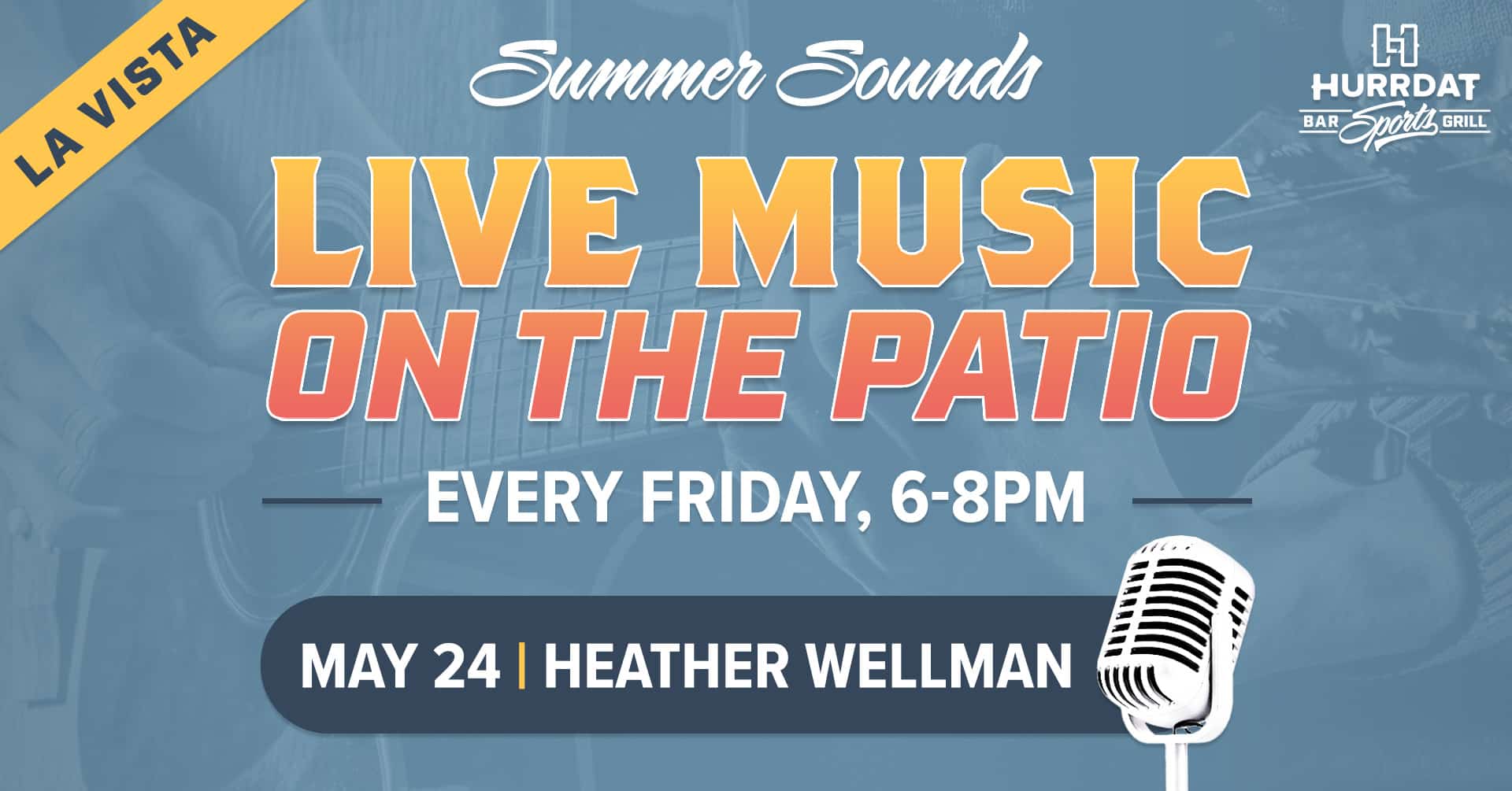 Live Music Summer Sounds at Hurrdat Sports Bar on the Patio