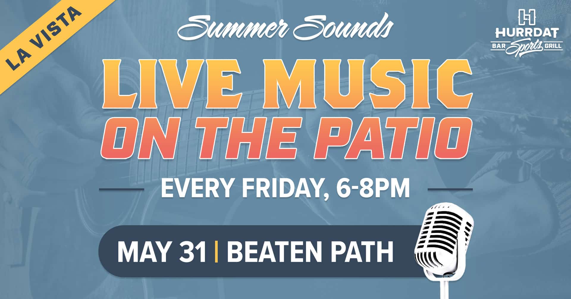 live music summer sounds in la vista with beaten path