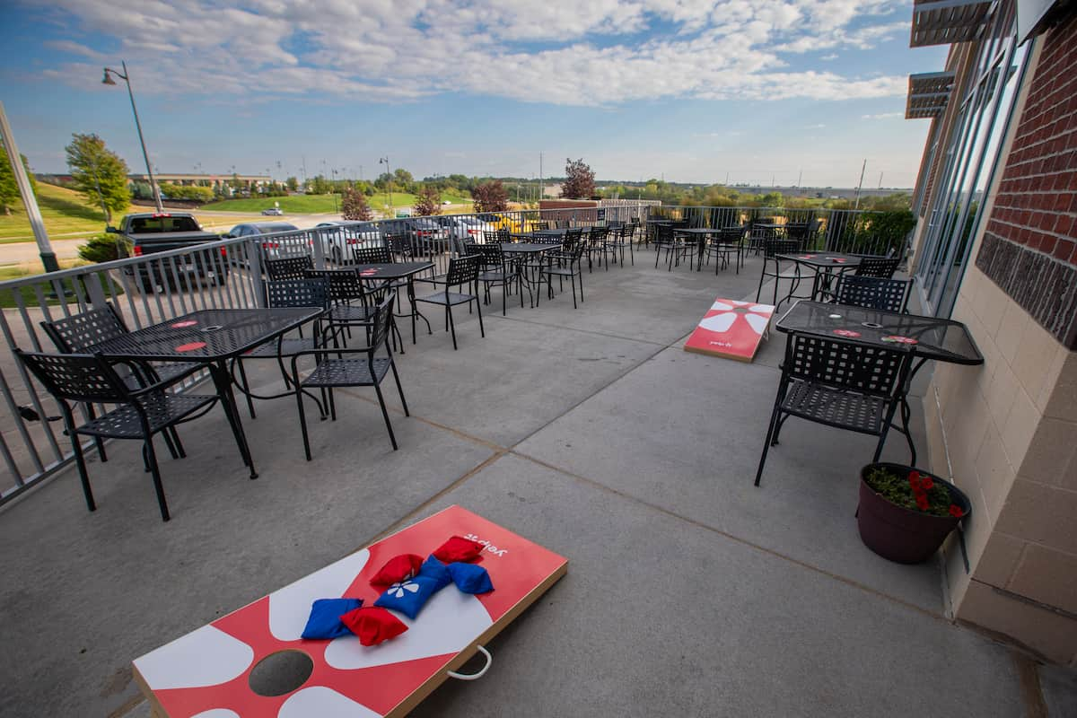 Outdoor Patio at Hurrdat Sports Bar and Grill in La Vista