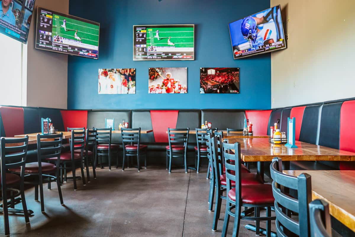 Semi-Private Party Area at Hurrdat Sports Bar and Grill in La Vista