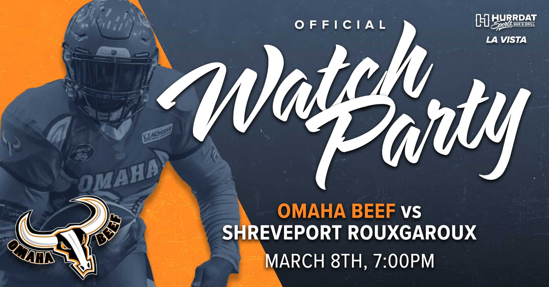 Reserve your spot now! Don't miss out on the OFFICIAL watch party spot for all your Omaha Beef Football games!