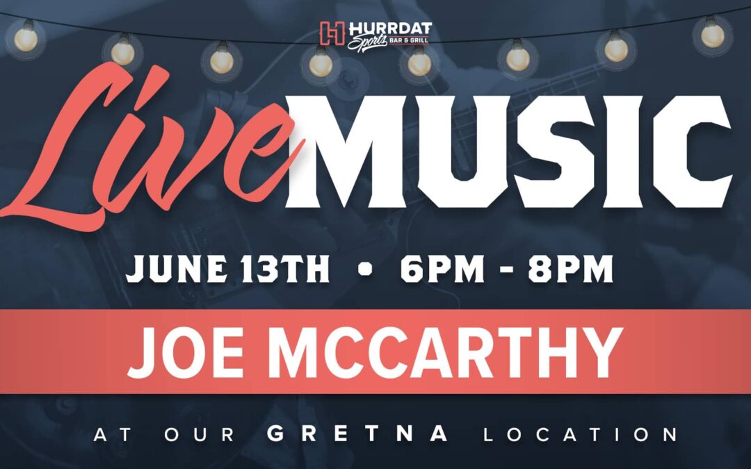Live Music Fridays with Joe McCarthy | Summer Sounds Gretna