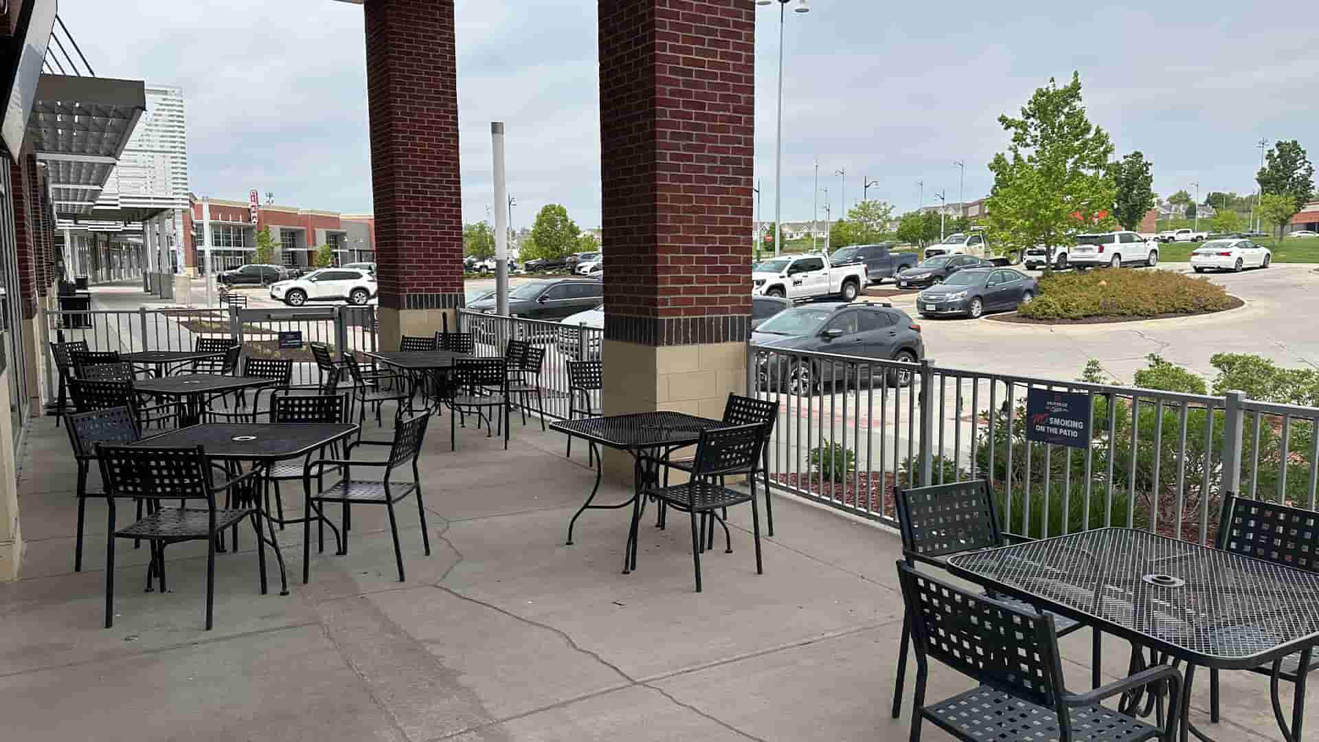 Hurrdat Sports Bar front patio at la vista