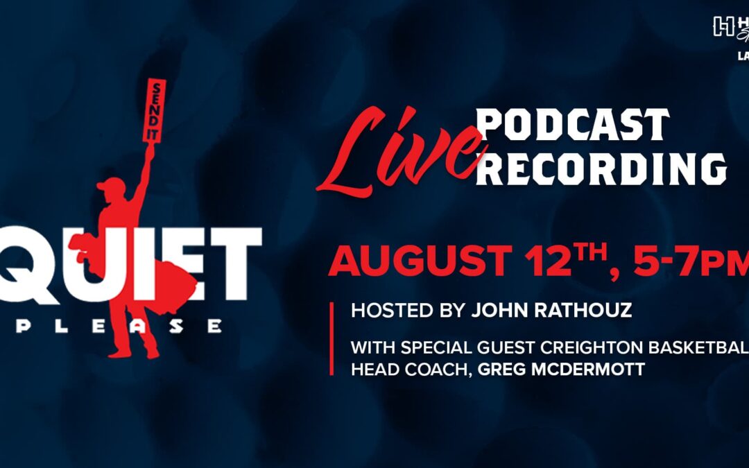 Quiet Please LIVE! with special guest, Greg McDermott