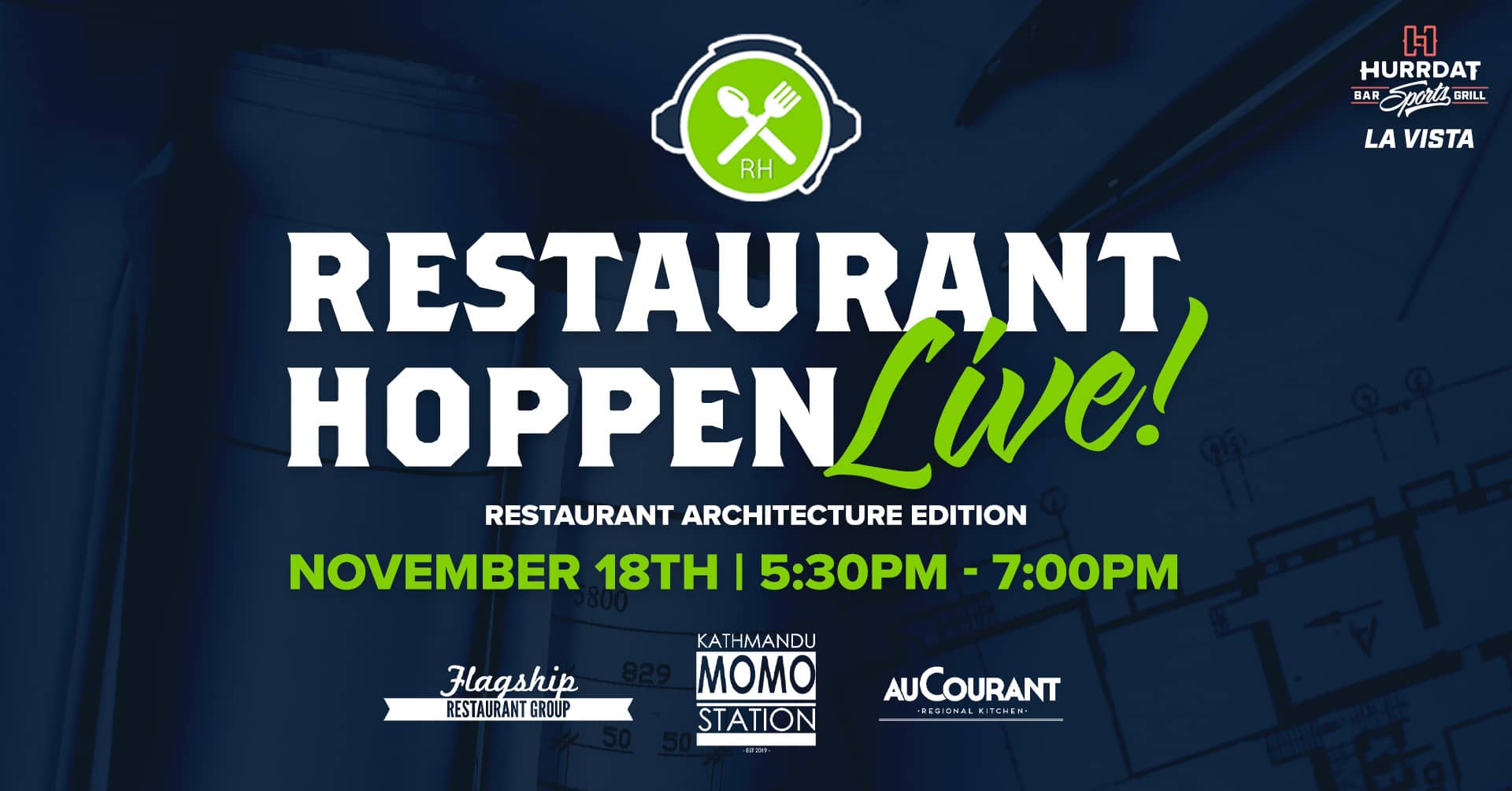 Don't miss your chance to get a spot at this special edition Restaurant Hoppen featuring Carlos Mendez, Sagar Gurung, & Tom Allisma!